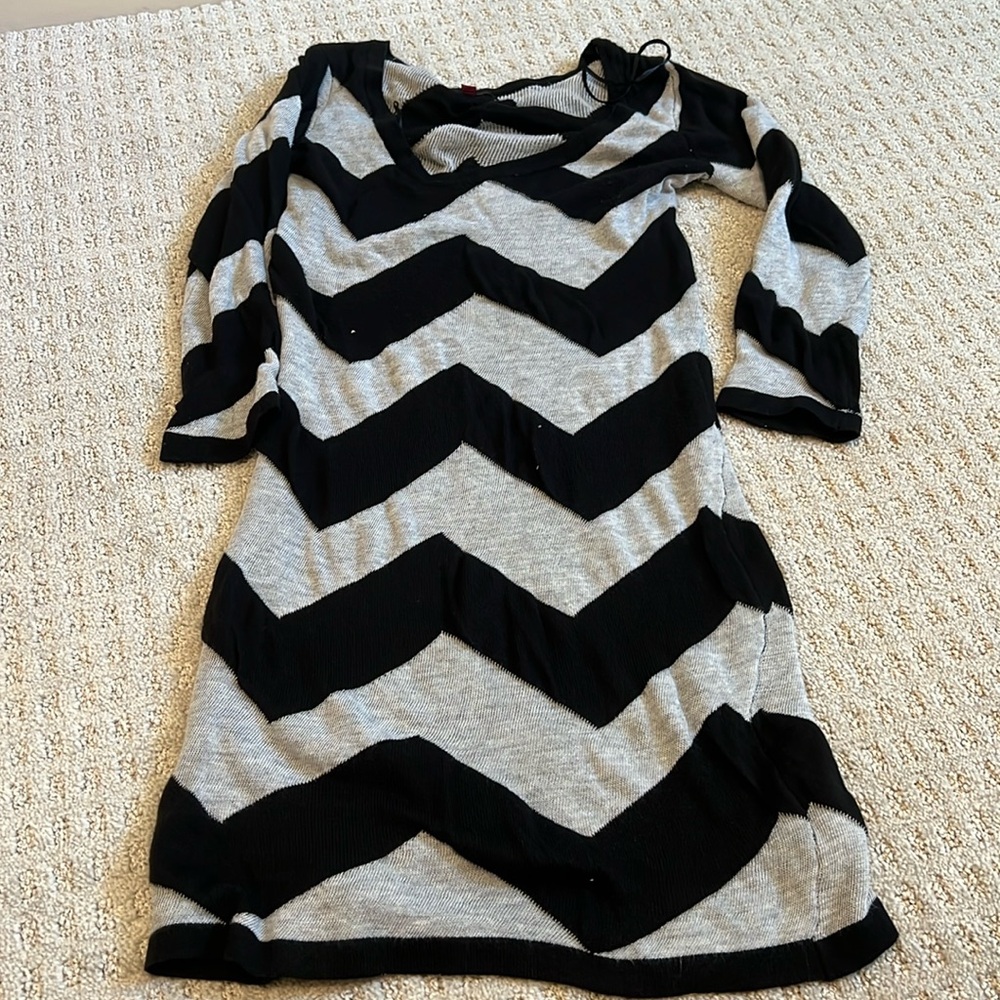 Chevron Sweater Dress